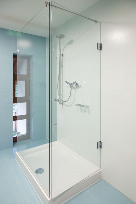 Contemporary Bathroom Shower Setup